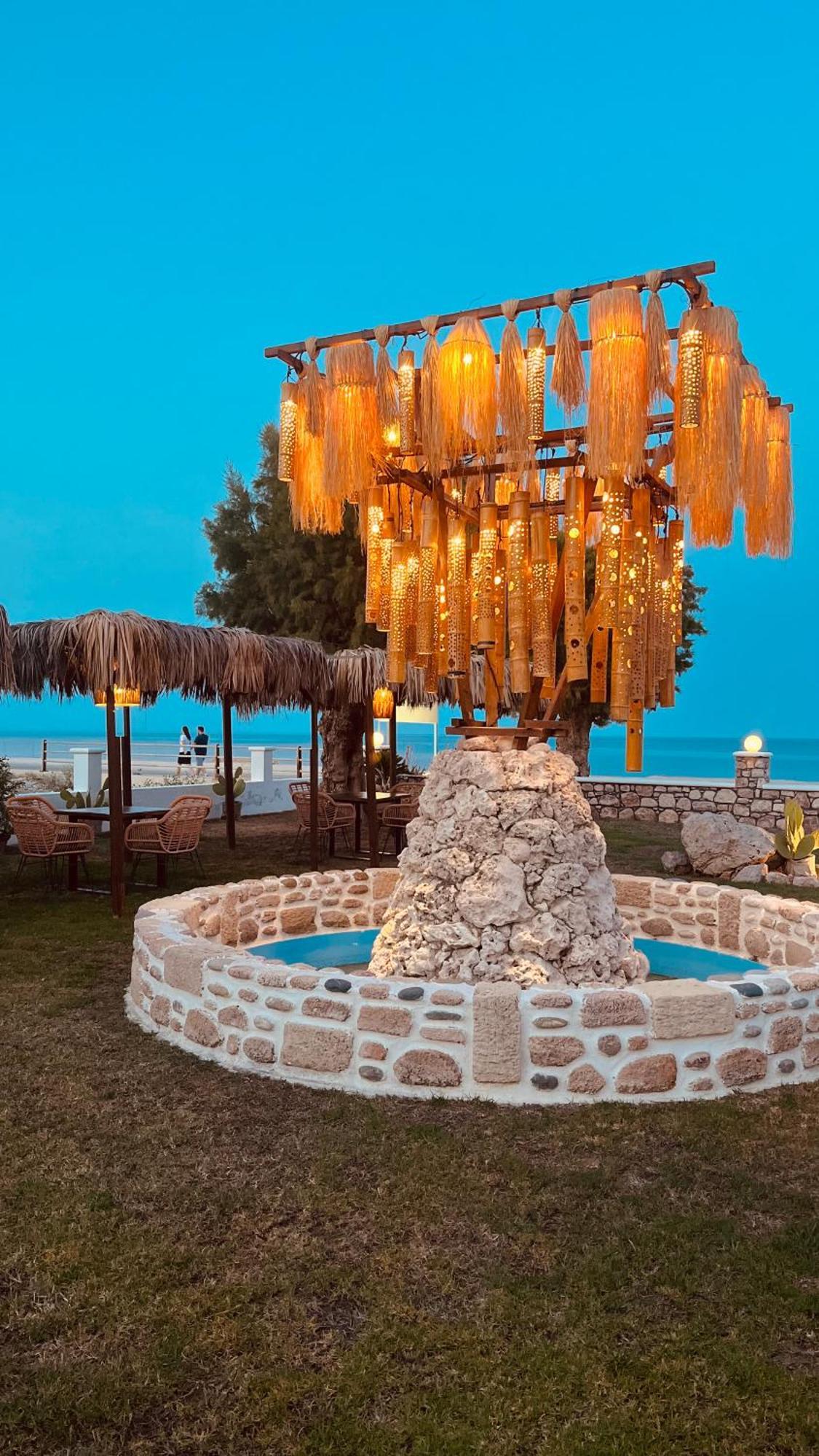 Al Mare Apartments Afantou Bagian luar foto