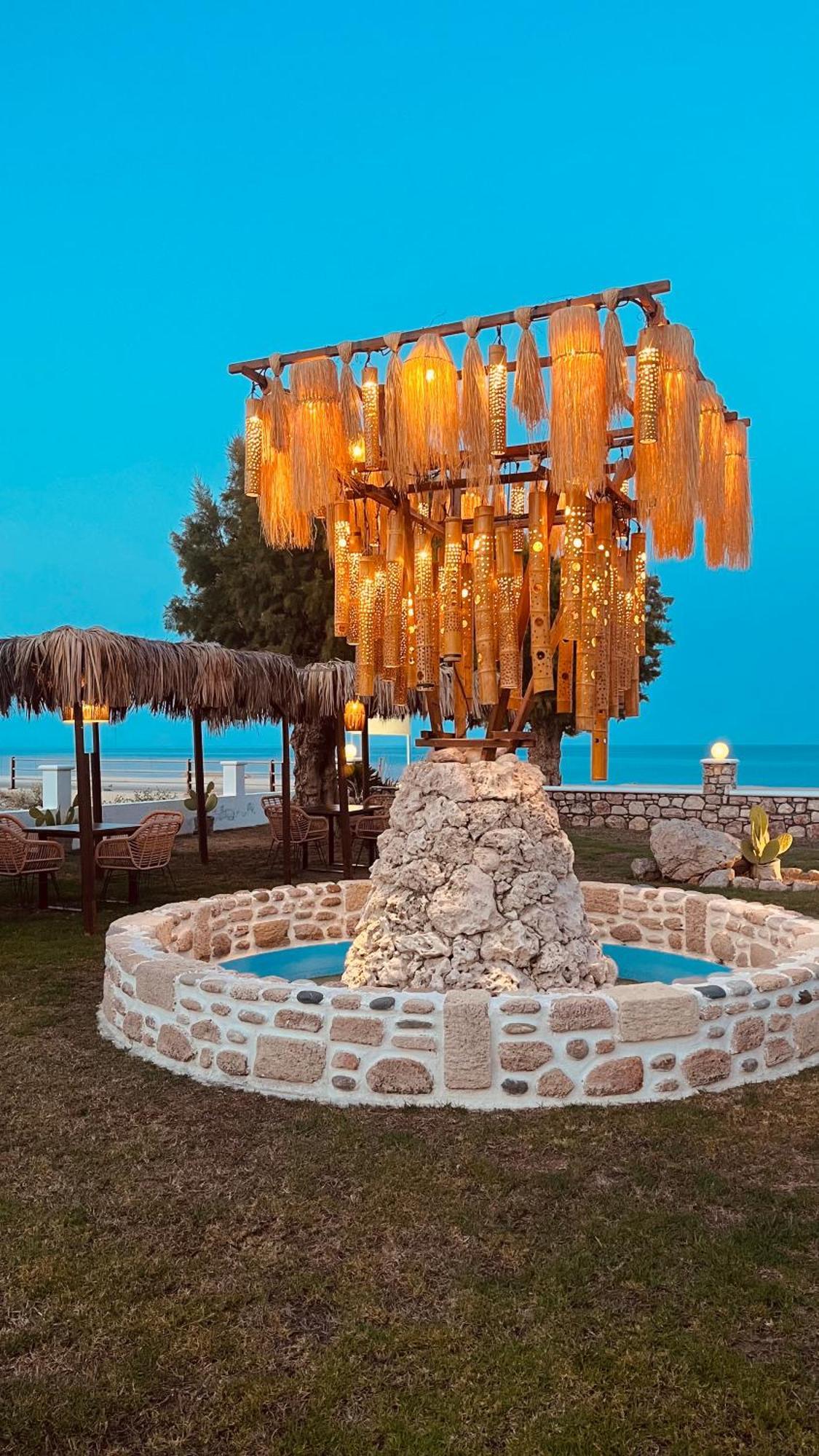 Al Mare Apartments Afantou Bagian luar foto