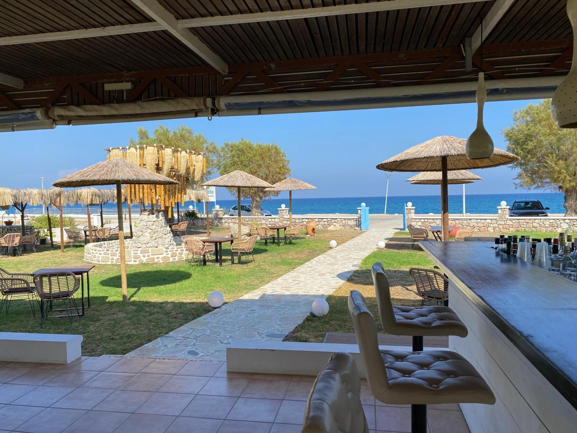 Al Mare Apartments Afantou Bagian luar foto