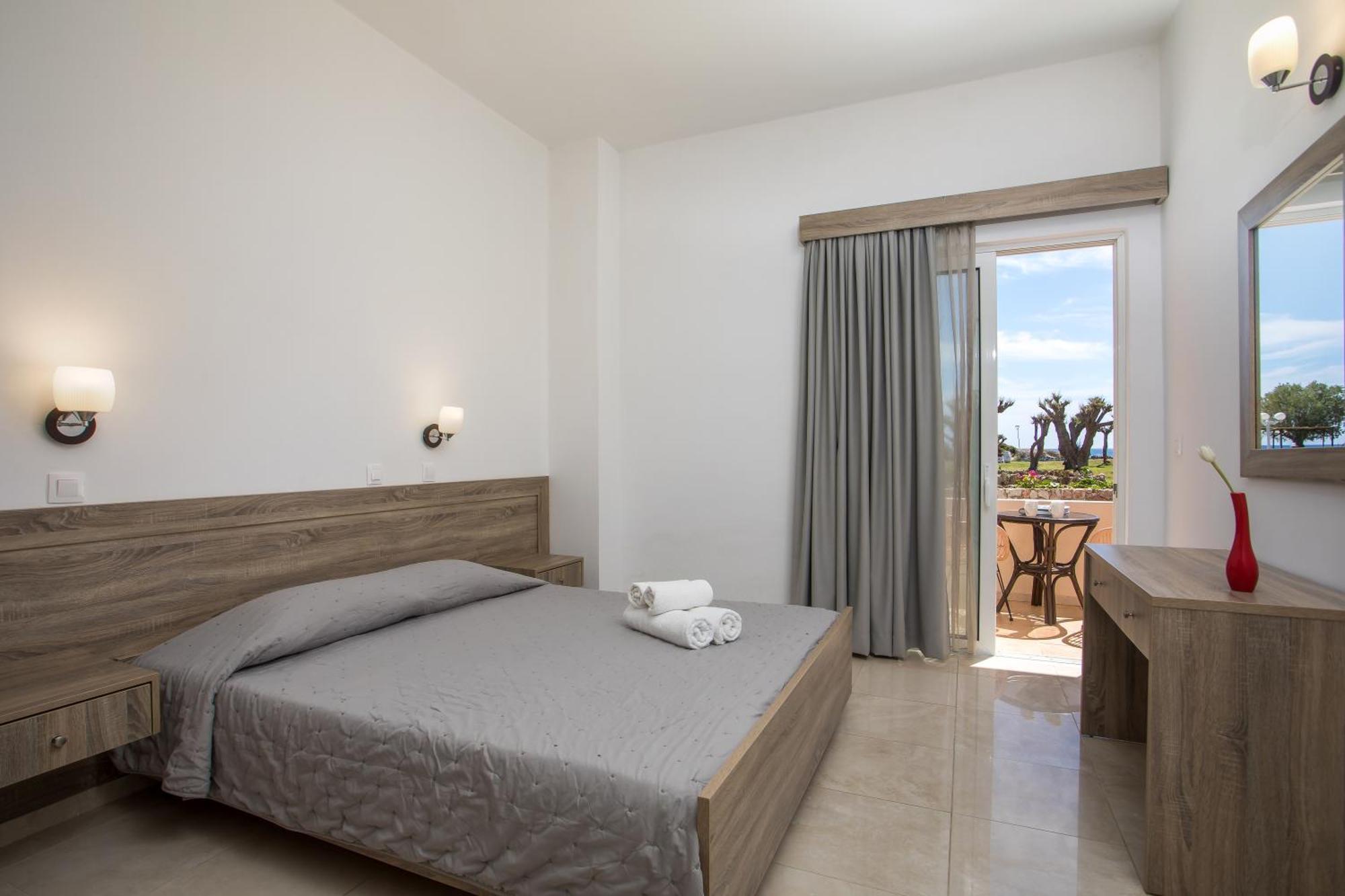 Al Mare Apartments Afantou Bagian luar foto