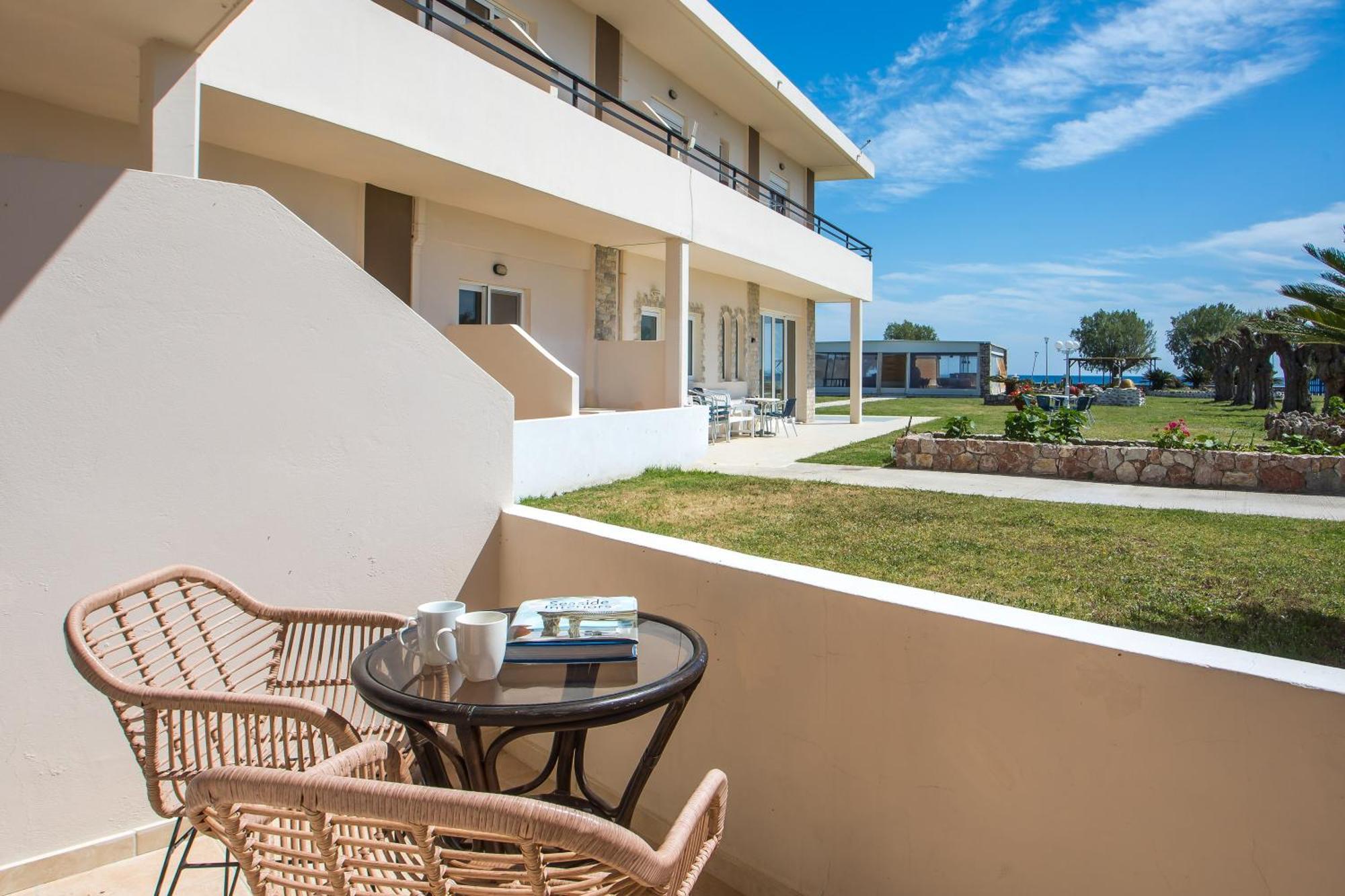 Al Mare Apartments Afantou Bagian luar foto