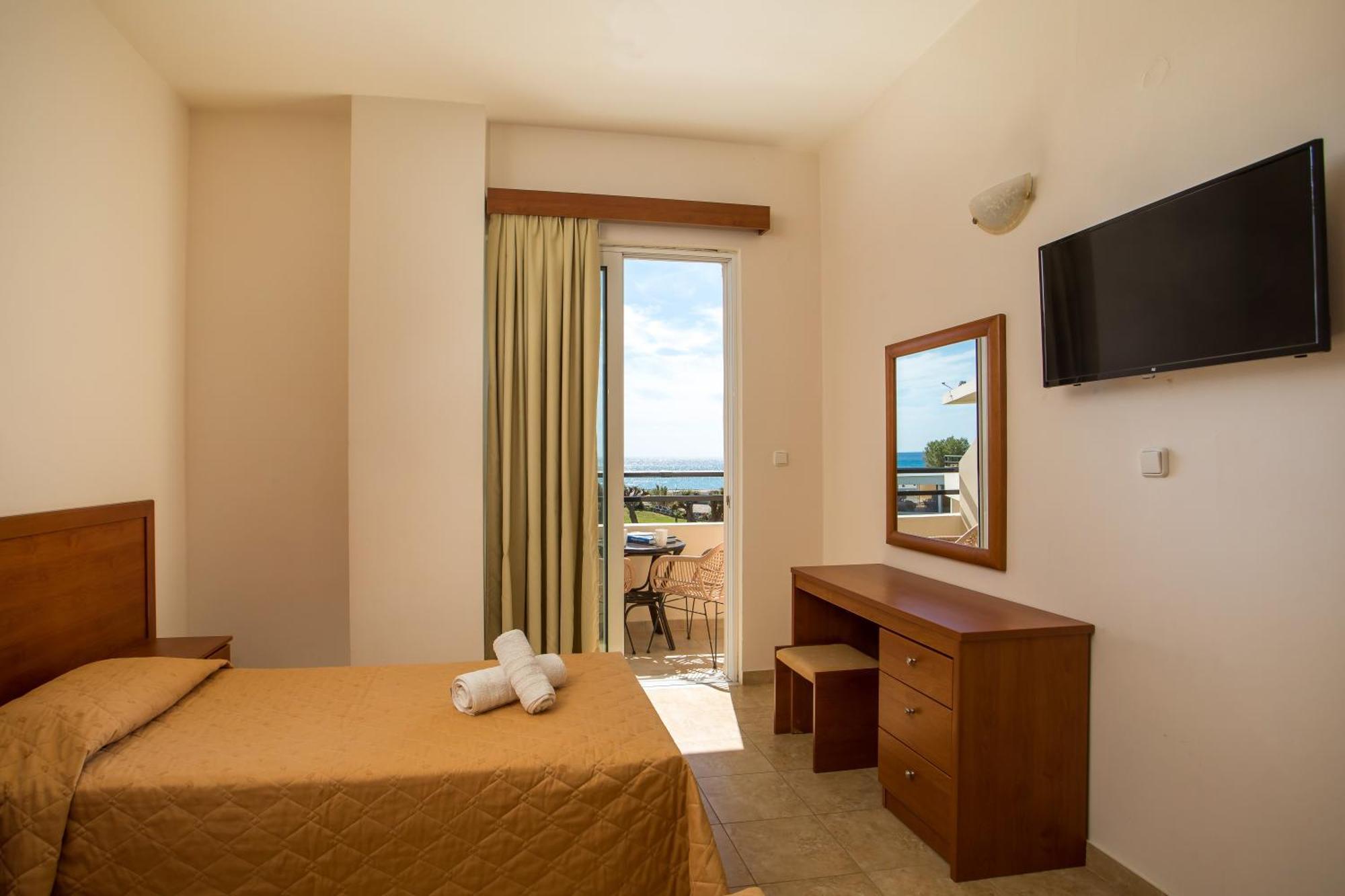Al Mare Apartments Afantou Bagian luar foto