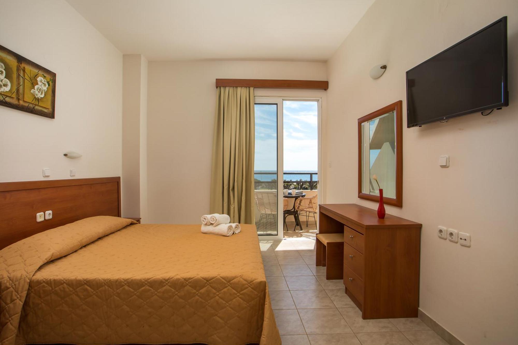 Al Mare Apartments Afantou Bagian luar foto