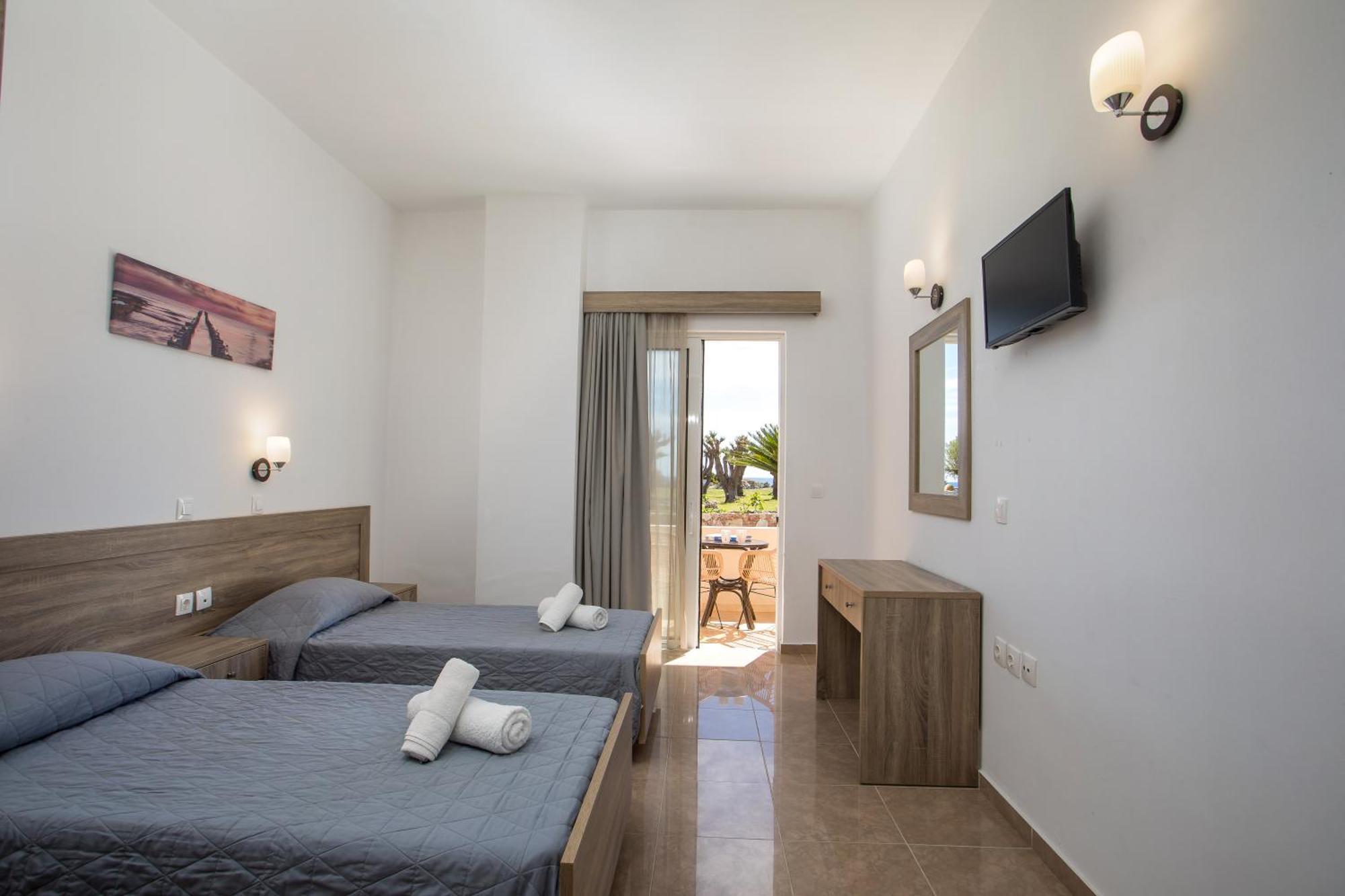 Al Mare Apartments Afantou Bagian luar foto