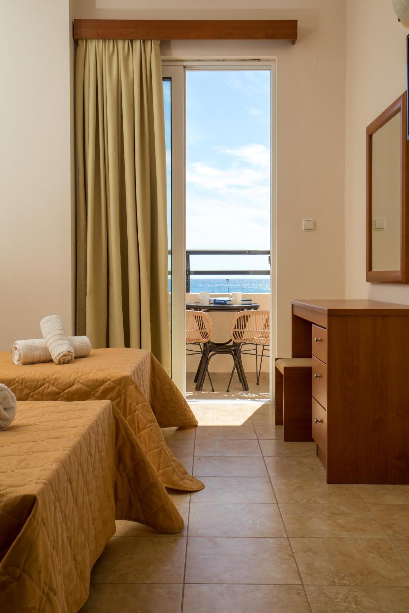 Al Mare Apartments Afantou Bagian luar foto
