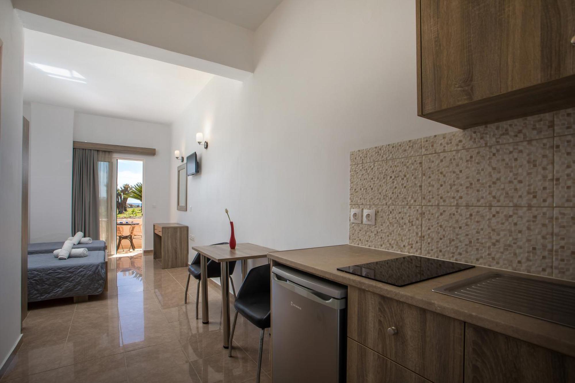 Al Mare Apartments Afantou Bagian luar foto