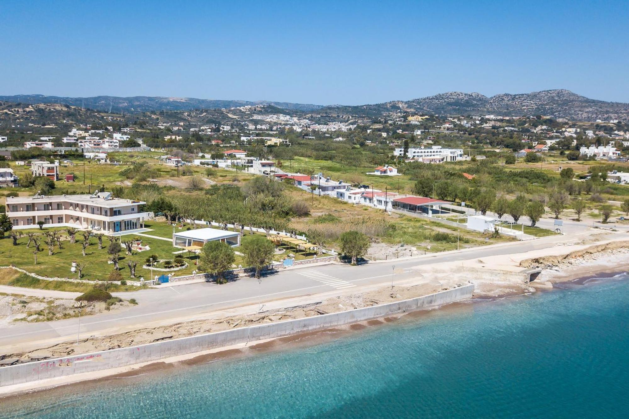 Al Mare Apartments Afantou Bagian luar foto