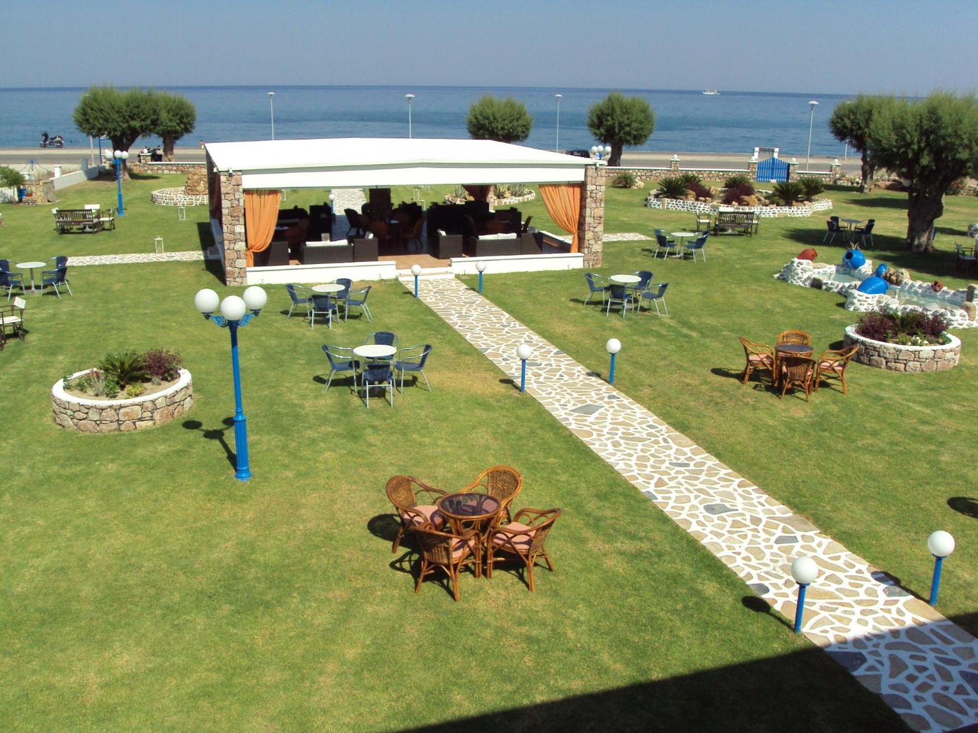 Al Mare Apartments Afantou Bagian luar foto