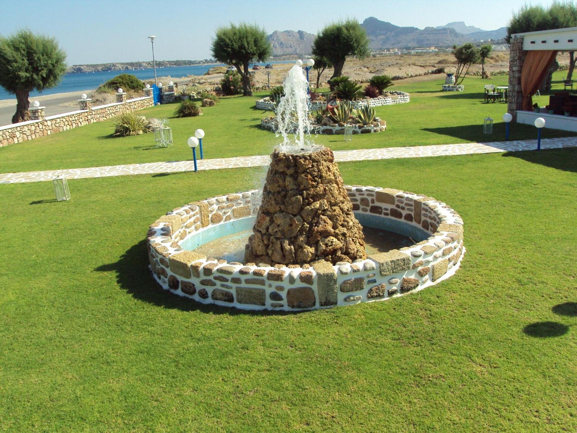 Al Mare Apartments Afantou Bagian luar foto