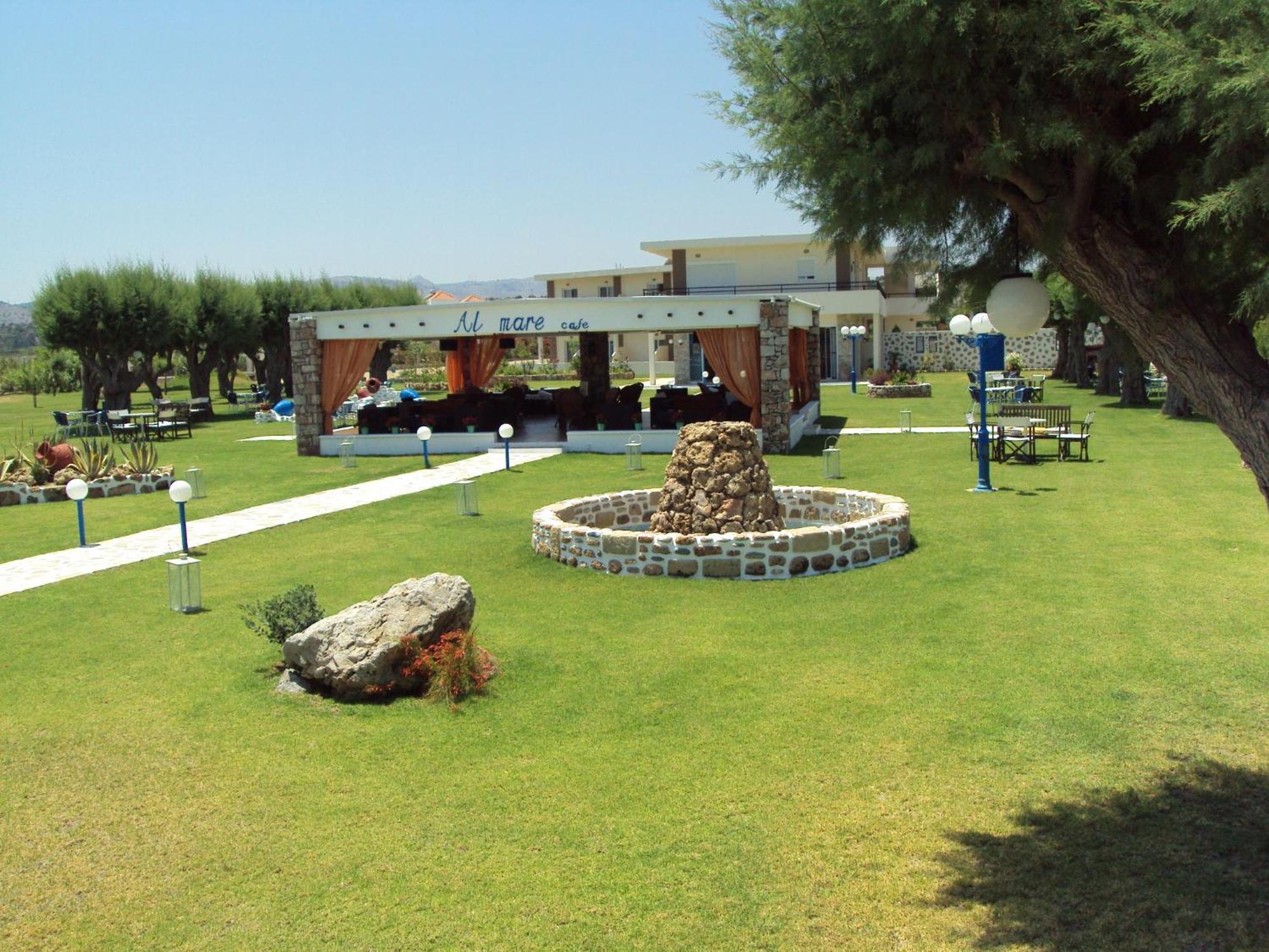 Al Mare Apartments Afantou Bagian luar foto