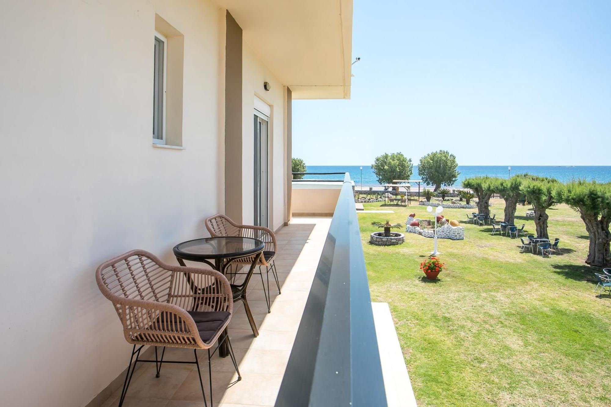 Al Mare Apartments Afantou Bagian luar foto