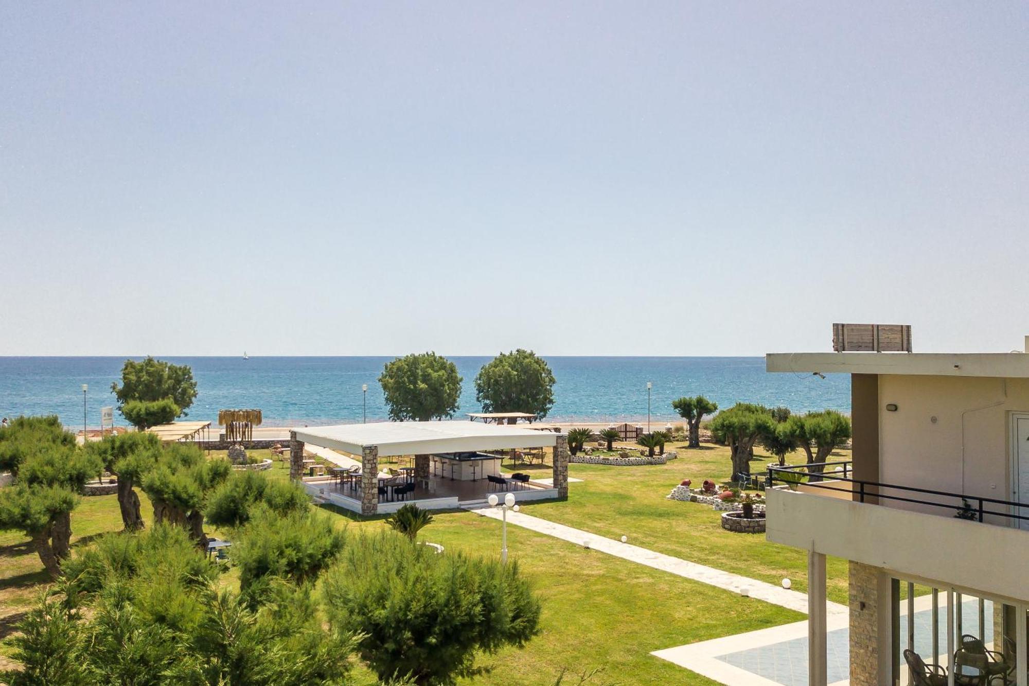 Al Mare Apartments Afantou Bagian luar foto