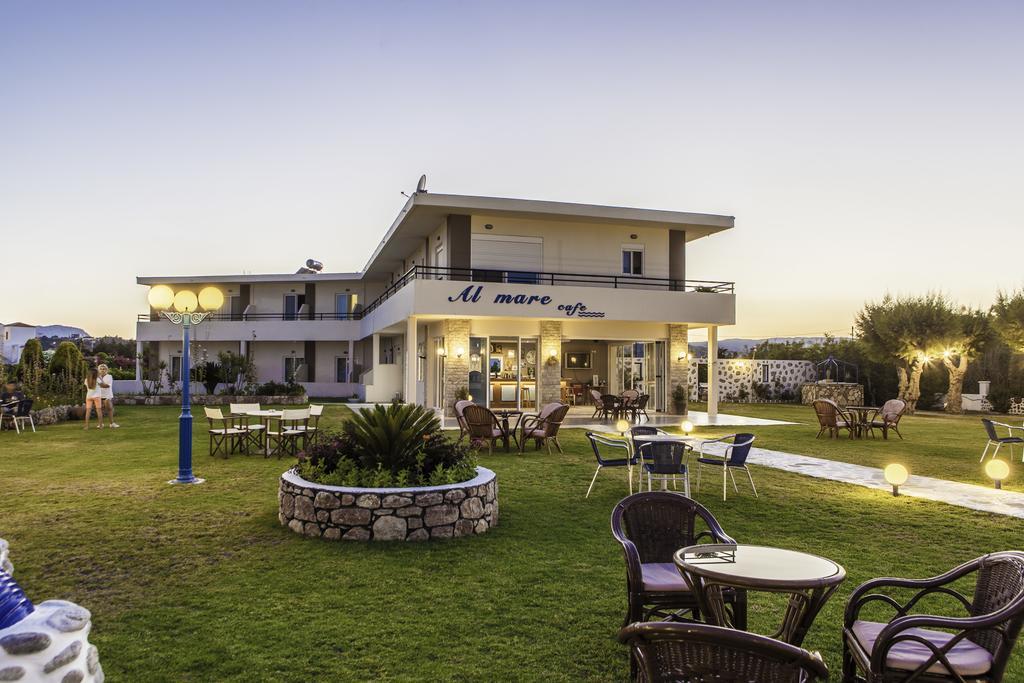 Al Mare Apartments Afantou Bagian luar foto