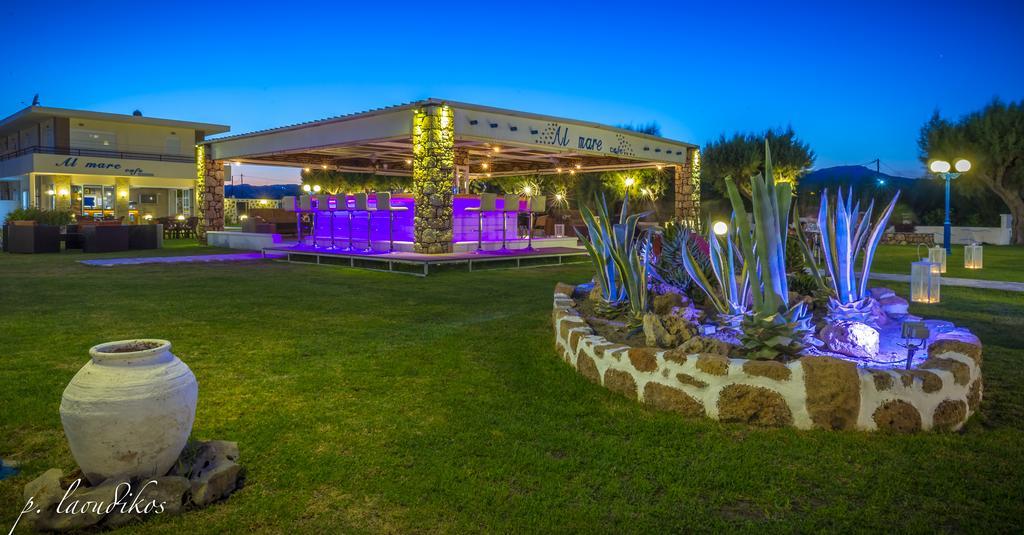 Al Mare Apartments Afantou Bagian luar foto